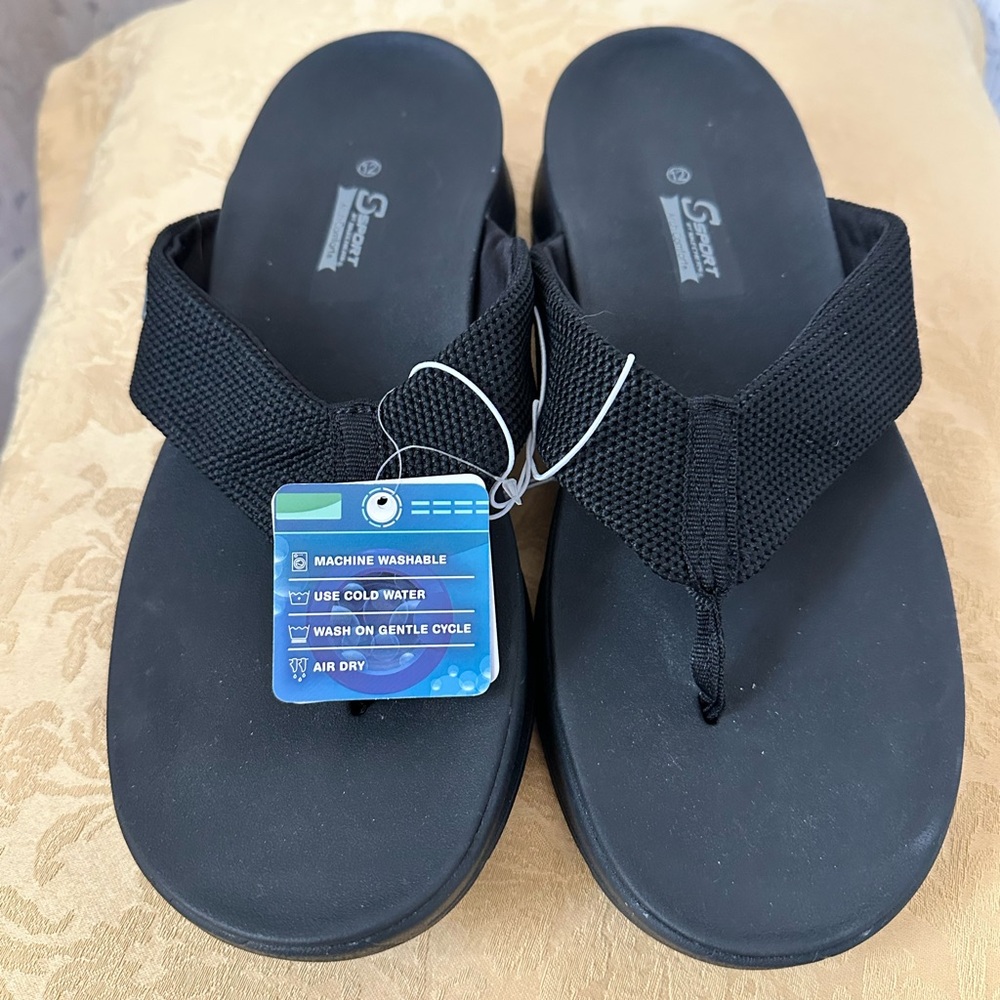 Skechers Men’s Black Sport Sandals - Picture 2 of 15
